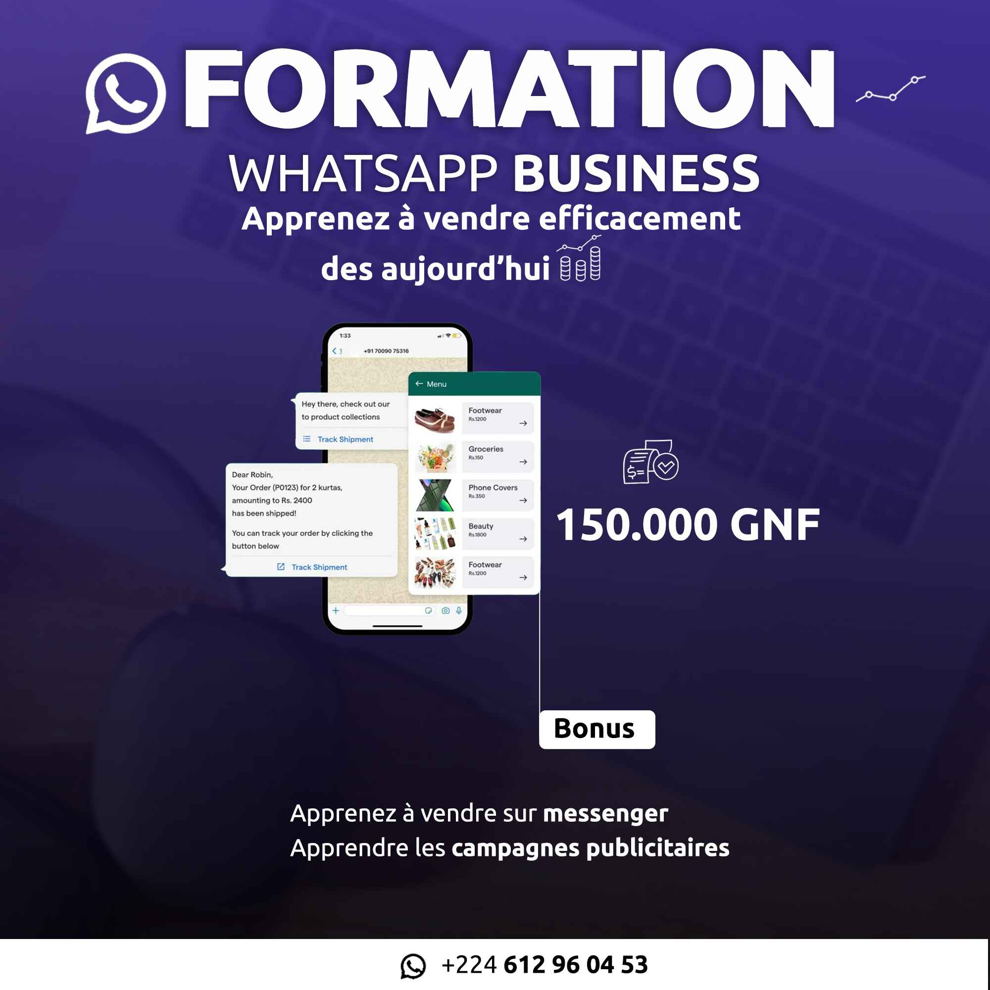 Accompagnement WhatsApp Business